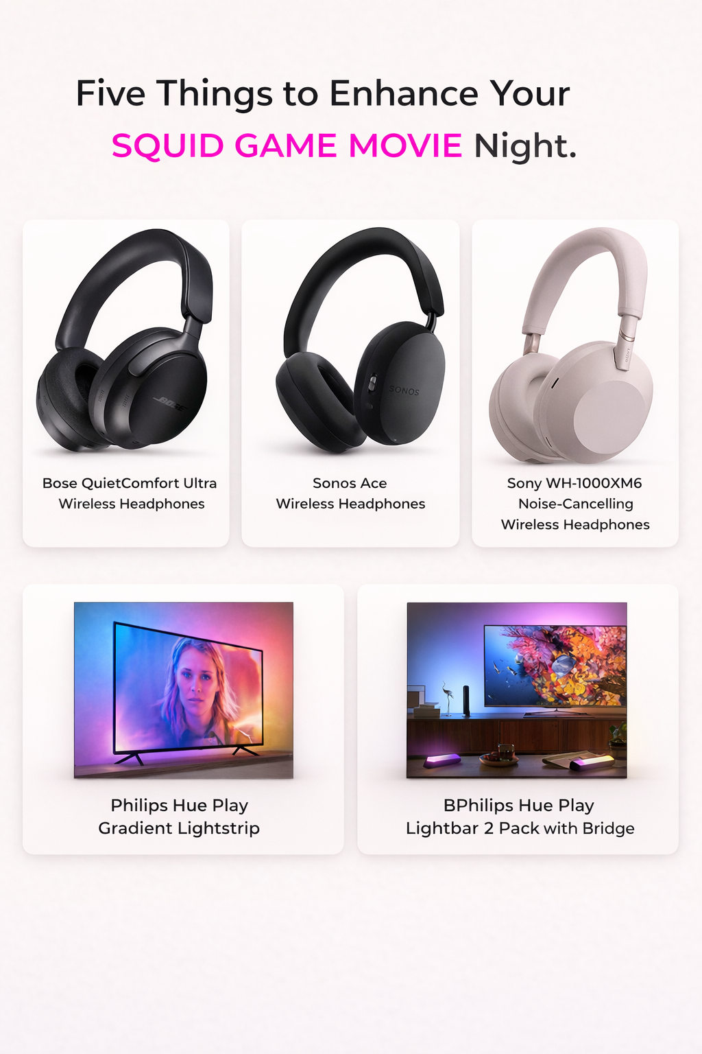 5 Things To Enhance Your Squid Game Night Now