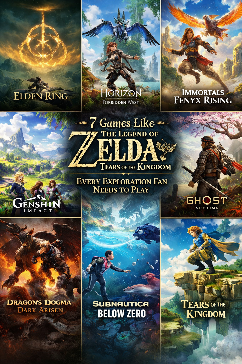 7 Games Like The Legend of Zelda: Tears of the Kingdom You Need to Play Now